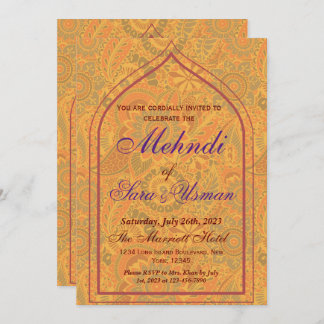 Invitation Mehndi Sangeet