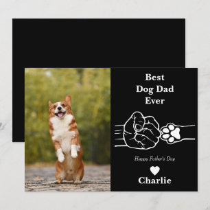 Invitation Meilleur chien père jamais fump fête des pères car