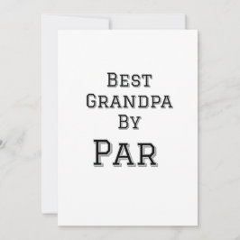 Invitation Meilleur grand-père par par simple père grand-père