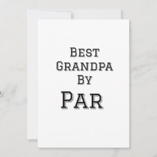 Invitation Meilleur grand-père par par simple père grand-père