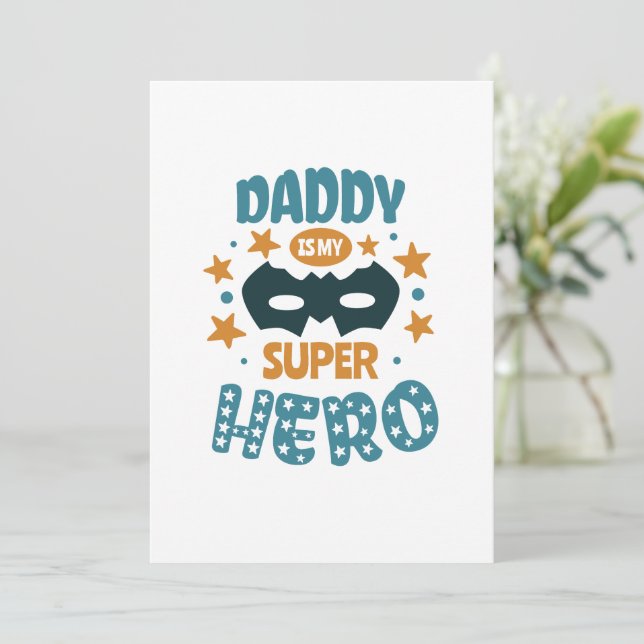 Invitation Meilleur Papa de tous les temps  (Debout devant)