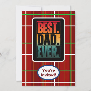 Invitation Meilleur Papa de Tous les Temps Vérifiez l'Événeme