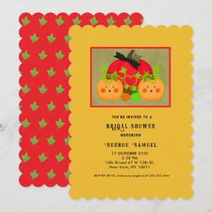 Invitation Meilleur Shower de Mariage d'Automne Halloween