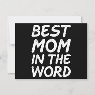 Invitation Meilleure maman dans le monde Journée des mamans g