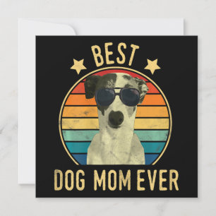 Invitation Meilleure maman de chien italien de la levrette po