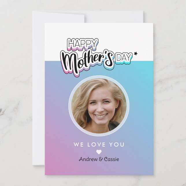 Invitation Meilleure maman du monde (Devant)