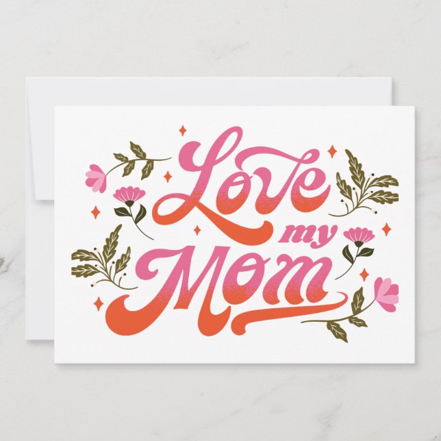 Invitation Meilleure Maman du Monde (Devant)