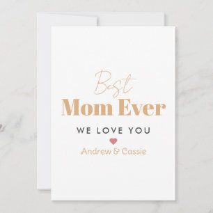 Invitation Meilleure maman qui soit