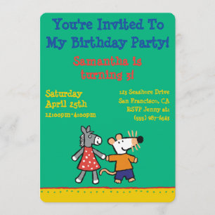 Invitation Meilleurs amis Maisy et Dotty Hold Hands