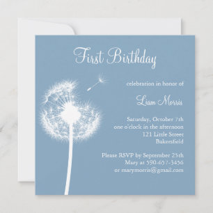 Invitation Meilleurs voeux ! (bleu)