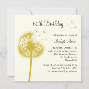 Invitation Meilleurs voeux ! jaune