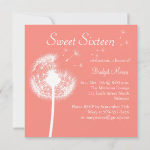 Invitation Meilleurs voeux ! sur l'invitation du Sweet sixtee