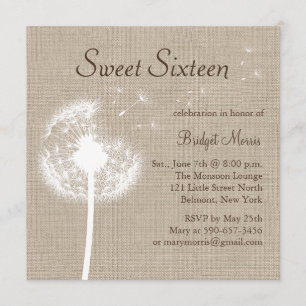 Invitation Meilleurs voeux ! sur l'invitation du Sweet sixtee