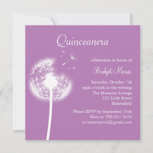 Invitation Meilleurs voeux ! (violet)