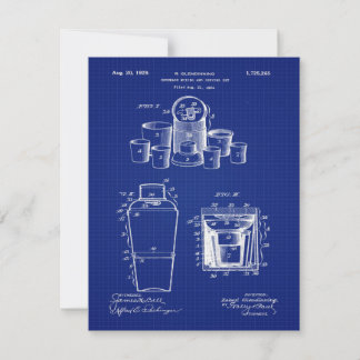 Invitation Mélange de boissons 1929