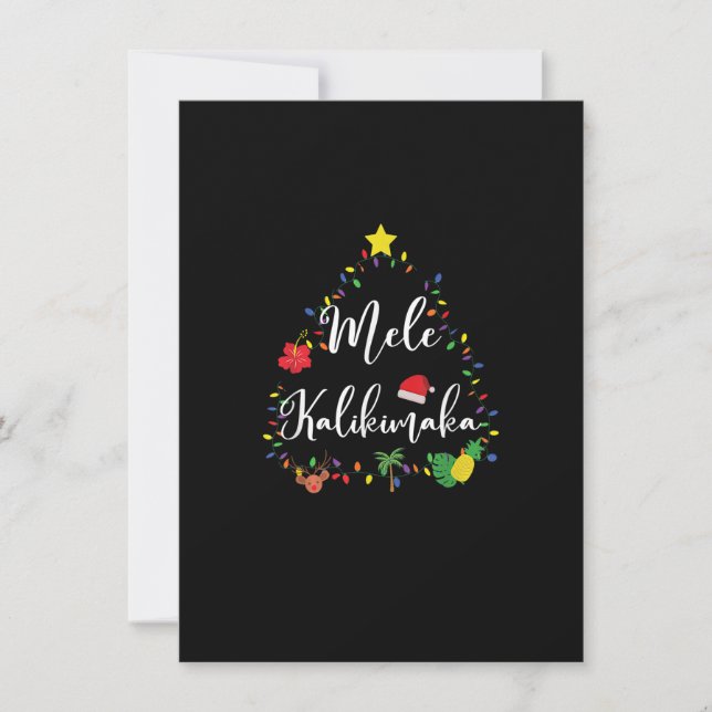 Invitation Mele Kalikimaka Shirt For Women Hawaiian Hawaii Ch (Devant)
