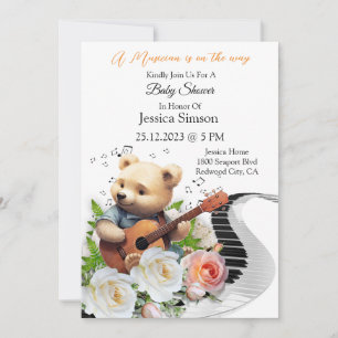 Invitation Mélodie De L'Amour De L'Ours