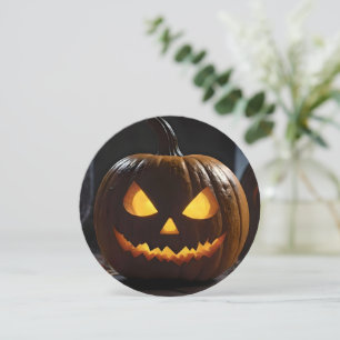 Invitation Menacer Citrouille Halloween,