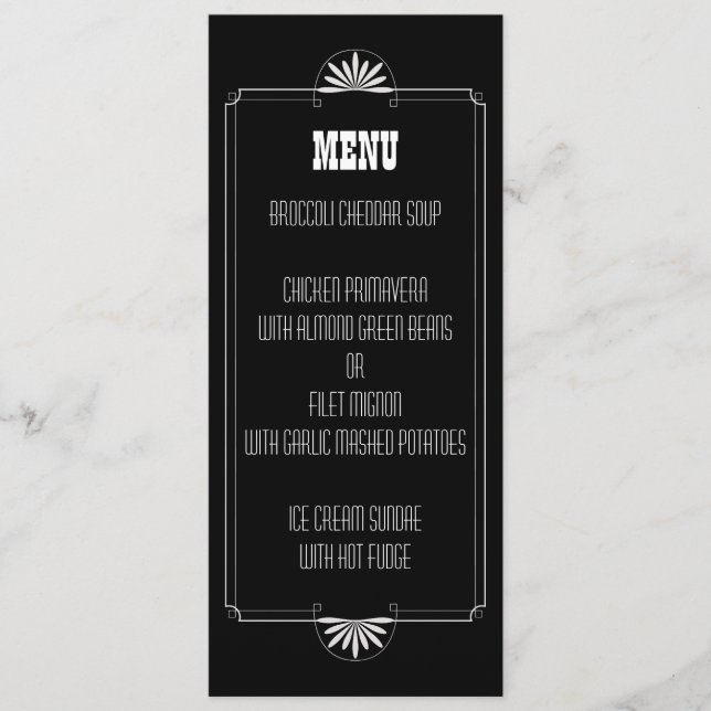 Invitation Menu de Mariage Billet de Théâtre (Devant)