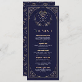 Invitation Menu Mariage Tarot Moon Heart Réception