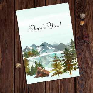 Invitation Merci des ours forestiers