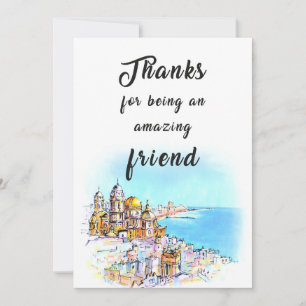 Invitation Merci d'être un ami incroyable