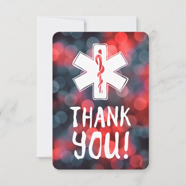 Invitation merci étoile de vie (Devant)