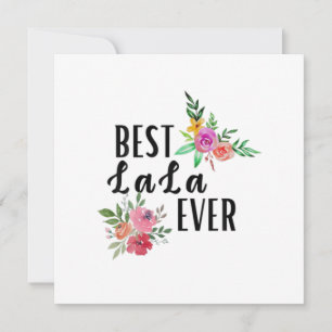 Invitation Mère Meilleure Lala jamais anniversaire