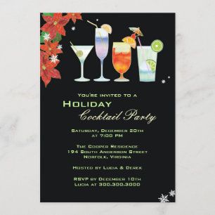 Invitation Merriest Holiday Cocktail Party