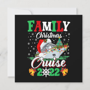 Invitation Merry Cruisemas Famille Croisière de Noël 2022 Drô