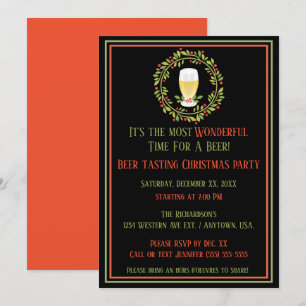 Invitation Merveilleux Moment Pour Une Fête De Noël De Dégust