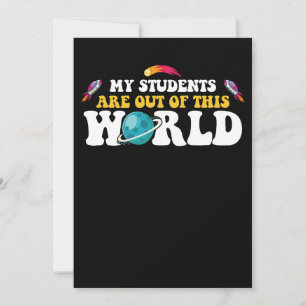 Invitation Mes étudiants sont extraordinaires Groovy