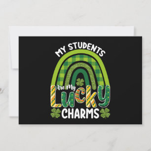 Invitation Mes étudiants sont mes charmes chanceux St Patrick