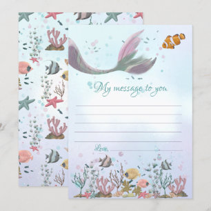 Invitation Message de la capsule de temps de la sirène pour v