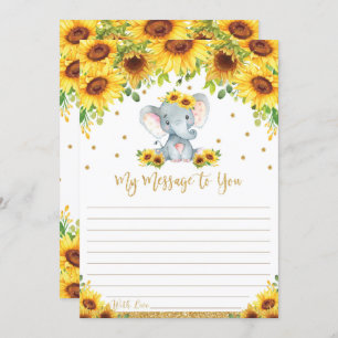 Invitation Message de la capsule de temps éléphant pour vous 