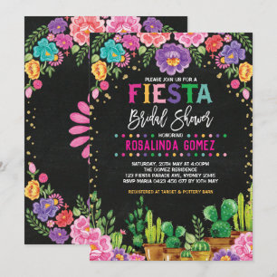 Invitation mexicain des fleurs de la Fête de l'mar