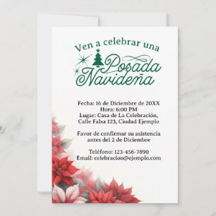 Invitation Mexicaine de Posada de Noël