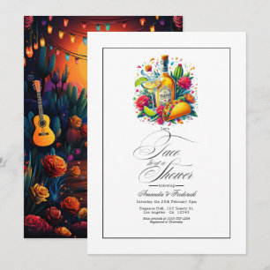 Invitation Mexicaine Fiesta Fun Tacos & Tequila Couple Douche