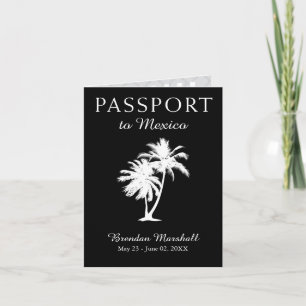 Invitation Mexique 21E Anniversaire Passport