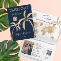 Mexique Destination Mariage Passeport World QR Cod