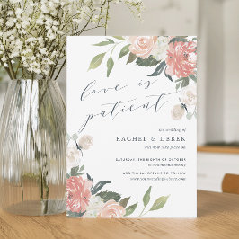 Invitation Mi-été | Aquarelle Floral Mariage