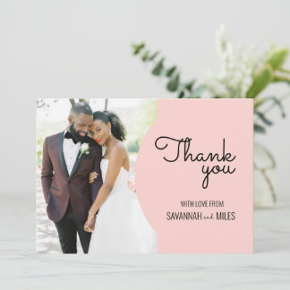 Invitation Mid Century Modern Photo Merci Notes Invitatiatiat