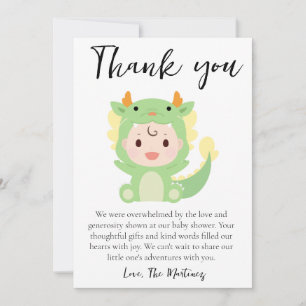 Invitation mignon baby shower de messages de remerciement car
