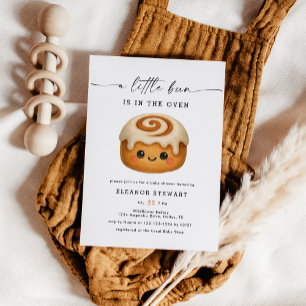 Invitation Mignon bébé Kawaii dans le four Baby Shower de cui