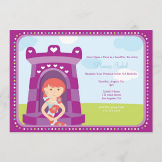 Invitation mignon de fête d'anniversaire de