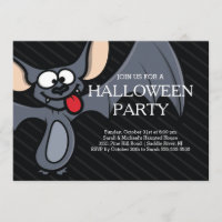 Invitation mignonne de partie de Halloween de