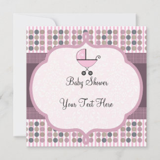 Invitation mignonne de voiture d'enfant