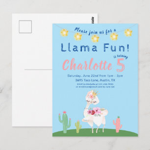 Invitation mignonne pour une fête d'anniversaire b