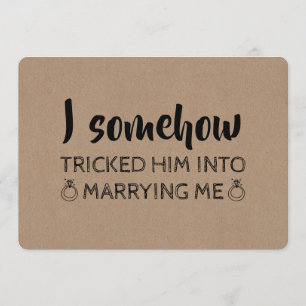 Invitation Mignonne servante d'accueil / Maid of Honor Propos