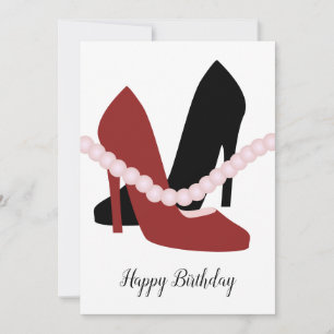 Invitation Mignons Talons Perles Fashionista Femme